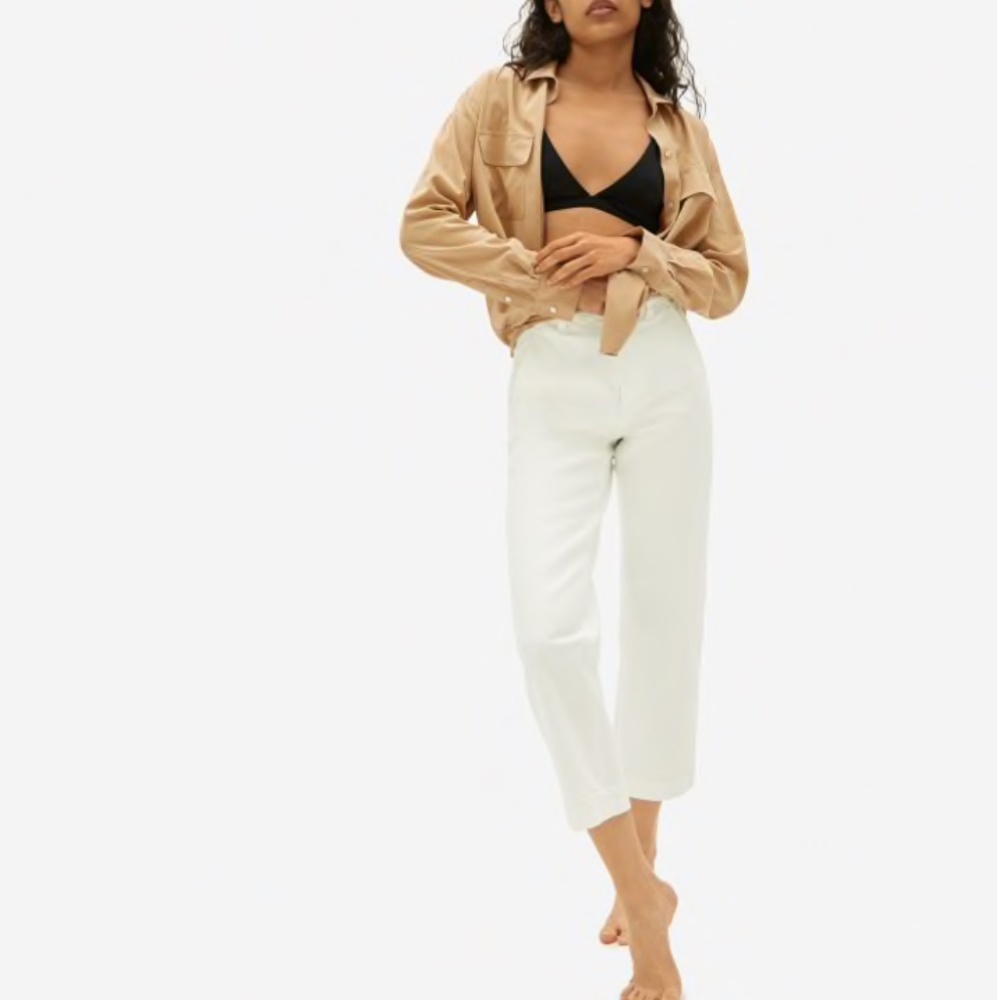 Everlane Straight leg crop Short Sandstone 00